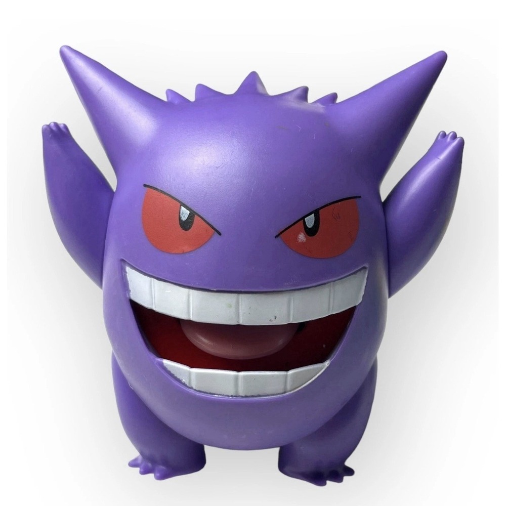 Pokémon Master‎ Journeys - Gengar Action Figure - Push down Toy